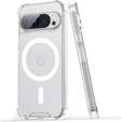 Etui do Google Pixel 9 / 9 Pro, ERBORD Dropproof MagSafe, przezroczyste + Szkło hartowane