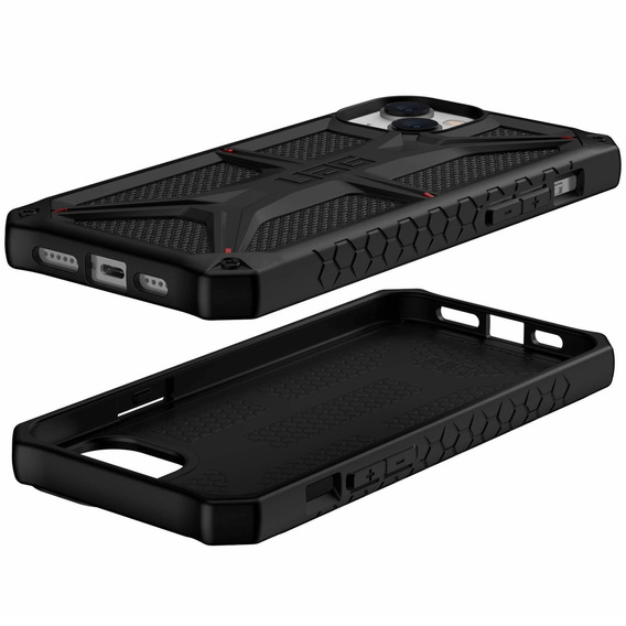 Etui Urban Armor Gear do iPhone 14 Plus, Monarch, Kevlar czarne