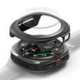 Etui Ringke do Samsung Galaxy Watch Ultra 47mm (2025 / 2024), Slim, czarne + Szkło Hartowane