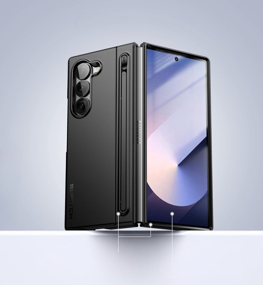 Etui do Samsung Galaxy Z Fold 6, Suritch Full Body, czarne