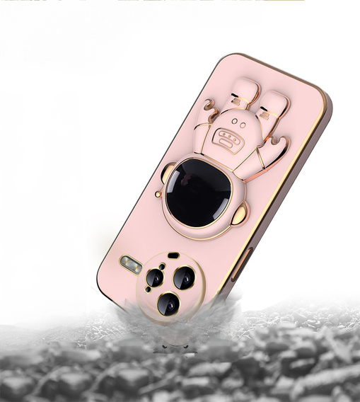 Etui do Xiaomi Poco F7 Ultra, Astronaut, różowe
