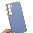 Etui do Samsung Galaxy S24+ Plus, Glamour CamShield, niebieskie