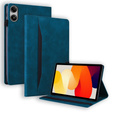 Etui z klapką do Xiaomi Redmi Pad 2 z kieszonkami i podstawką – niebieskie