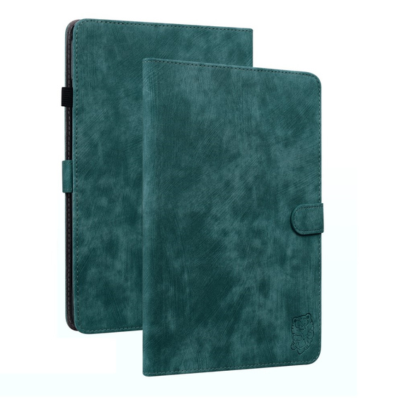 Etui do Samsung Galaxy Tab S9, Wallet Pen Slot, zielone