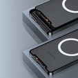 Etui z ochroną aparatu do Samsung Galaxy Note 20 Ultra, CamShield MagSafe, przezroczyste / czarne