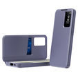 Etui z klapką do Samsung Galaxy S22, Smart View Wallet, fioletowe
