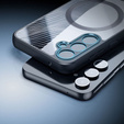 Etui DuxDucis do Samsung Galaxy S23 FE, Aimo case, do MagSafe, przezroczyste / czarne