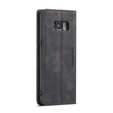Etui CASEME do Samsung Galaxy S8, Leather Wallet Case, czarne