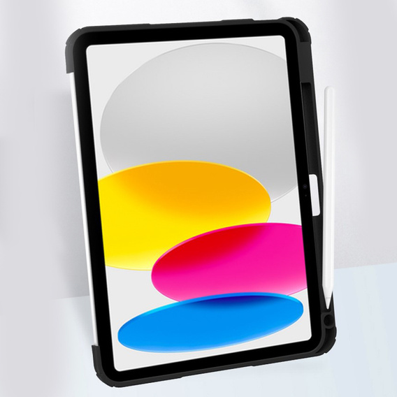 Etui do iPad 11" 2025 A16 (11 gen.) / iPad 10.9" 2022 (10 gen.), Smartcase Hybrid, z miejscem na rysik, czarne