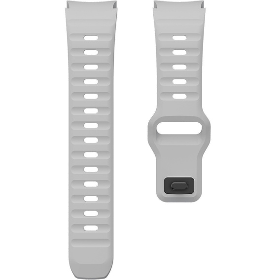 Pasek Silikonowy do Samsung Galaxy Watch 4/5/6, Szary