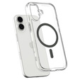 Etui Spigen Ultra Hybrid MagSafe do iPhone 17, Clear/Graphite