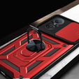Etui pancerne do Huawei Nova 9 SE, CamShield Slide, czerwone