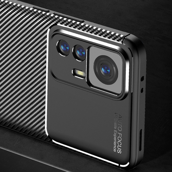 Etui do Xiaomi 12T, Carbon Gel, czarne