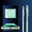 Etui do Oppo Reno 14, wzmocnione, z ochroną aparatu, przezroczyste