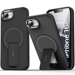 Etui do Iphone 16E, Kickstand Matt Case, do MagSafe, czarne