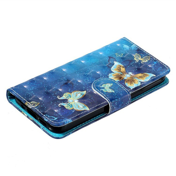 Etui z klapką do Xiaomi Redmi 13C / Poco C65, Wallet, Butterflies niebieskie