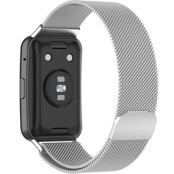 Pasek Bransoleta Milanese do Huawei Watch Fit, Srebrny