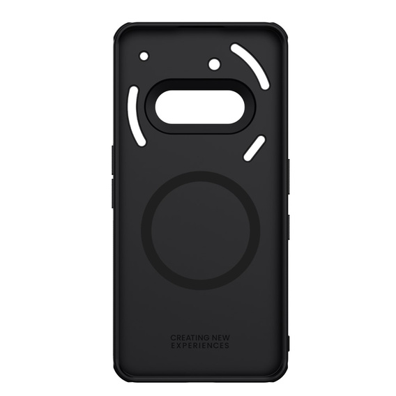Etui NILLKIN do Nothing Phone 3a, Frosted Shield, do MagSafe, czarne