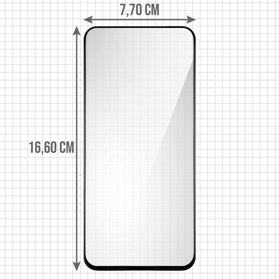 2x Szkło Hartowane ERBORD 3D do Realme C71 – ochrona całego ekranu