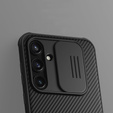 Etui do Samsung Galaxy A55 5G, pancerne Nillkin, CamShield Pro, Czarne