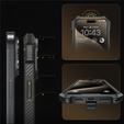Etui Supcase do iPhone 16 Pro, Unicorn Beetle Grip Mag, Czarne