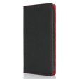Etui z klapką do Google Pixel 9A, Litchi Skin Grain, czarne