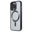 Zestaw Etui do iPhone 14 Pro, MagSafe Hybrid, czarne + Szkło