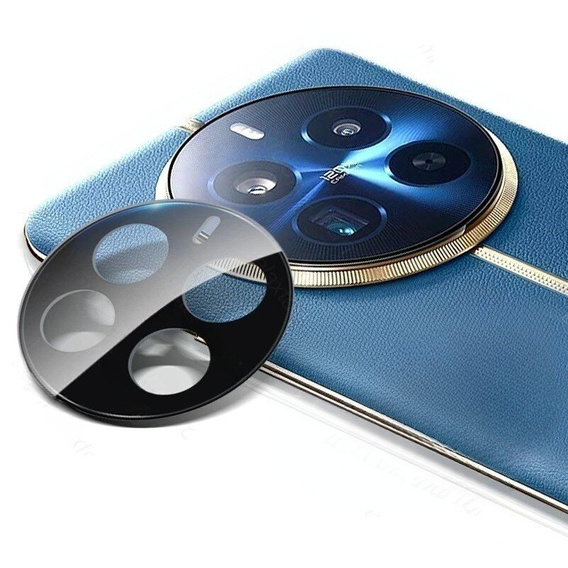 Szkło hartowane na aparat do Realme 12 Pro 5G / 12 Pro+ 5G, Czarne