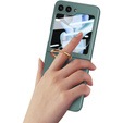 Etui GKK Ring Holder do Samsung Galaxy Z Flip5 5G, zielone