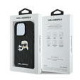 Etui Karl Lagerfeld Hardcase Monogram Karl & Choupette Head Pin do iPhone 16 Pro