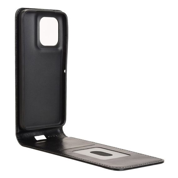 Etui do Motorola Edge 50 Neo / ThinkPhone 25 5G z klapką i kieszenią na kartę – czarne