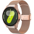 Bransoleta + Etui z Osłoną na Ekran do Samsung Galaxy Watch 7 44mm, Różowe złoto