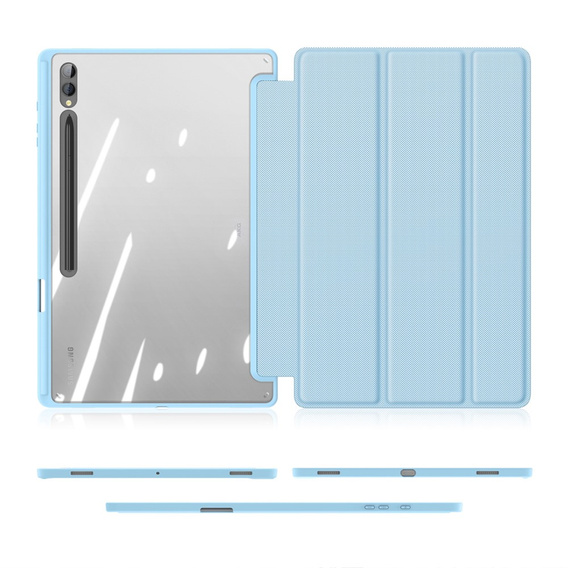 Etui Dux Ducis do Samsung Galaxy Tab S9 Ultra z miejscem na rysik, niebieskie