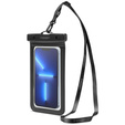 Wodoszczelne czarne etui Spigen A601 Universal Waterproof Case 2-Pack