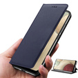 Skórzane Etui Wallet do Samsung Galaxy A02s, Dark Blue