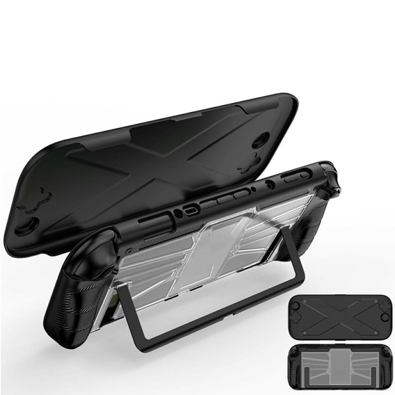 Czarne etui ochronne do Nintendo Switch 2 – PC + TPU