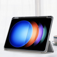 Etui do Xiaomi Pad 6S Pro 12.4, Smartcase Hybrid, z miejscem na rysik, szare