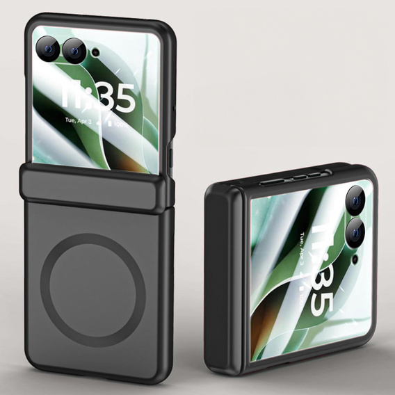 Etui z MagSafe i ochroną zawiasu do Motorola Razr 60 Ultra 5G – czarne