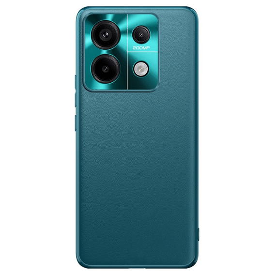 Etui skórzane do Xiaomi Redmi Note 13 5G, Obudowa leather hybrid Case, Zielone