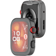 2w1 Etui silikonowe z osłoną ekranu do Huawei Watch Fit 4 – lekka ochrona wyświetlacza i boków - przezroczyste