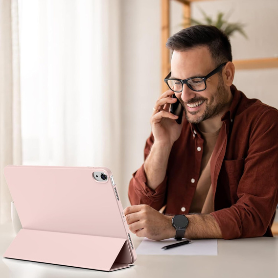 Etui do iPad 11" 2025 A16 (11 gen.) / iPad 10.9" 2022 (10 gen.), Smartcase, różowe