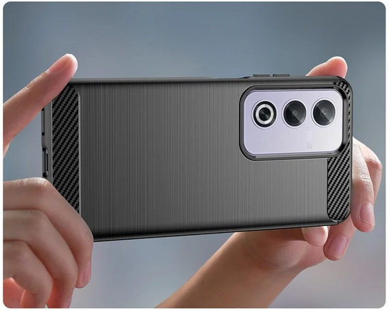 Etui do Oppo A80, Carbon, czarne
