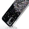 Etui do Xiaomi Redmi Note 10/10S, Glittery, czarne