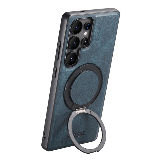 Etui Suteni G3 do Samsung Galaxy S25 Ultra z podstawką i MagSafe – niebieskie