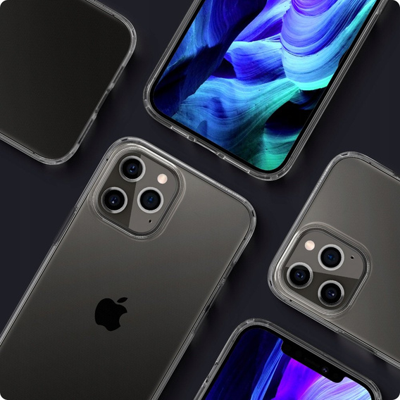 Etui Spigen do iPhone 12/12 Pro, Liquid Crystal, przezroczyste