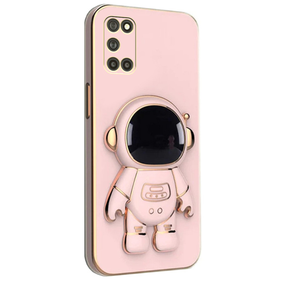 Etui do Oppo A52/A72/A92, Astronaut, różowe