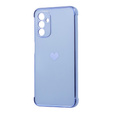 Zestaw Etui do Samsung Galaxy A13 5G, Electro heart, Niebieskie + Szkło