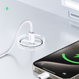 BENKS Kabel Type-C do Lightning 27W / 3A 100cm, biały