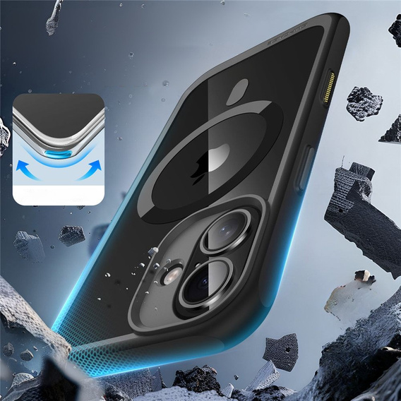 Etui Supcase do iPhone 16, Unicorn Beetle Mag, czarne