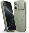Etui do iPhone 16 Pro, Suritch Shockproof, do MagSafe, zielone